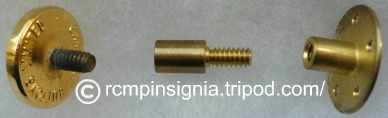 RCMP Button screw-type and loose extend